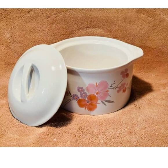 Vintage Japanese Galleria Collection Stoneware Ramekin Crock w/Lid - Picture 2 of 7